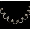 Image 2 : 9.02 ctw Diamond Necklace - 14KT White Gold
