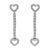 Image 1 : 14k White Gold 0.92CTW Diamond Earrings, (SI3/G-H)