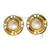 Image 2 : Chanel Gold Faux Pearl Clip On Earrings