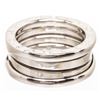 Image 1 : Bvlgari 18K White Gold B.zero1 Double Ring 48