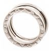 Image 3 : Bvlgari 18K White Gold B.zero1 Double Ring 48