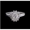 Image 2 : 1.31 ctw Diamond Ring - 14KT White Gold