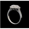Image 4 : 14KT White Gold 1.27 ctw Diamond Ring