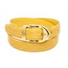 Image 1 : Louis Vuitton Yellow Epi Leather Skinny Classique Belt 85