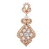 Image 1 : 18k White/rose Gold 1.15CTW Diamond Pendant, (VS/G)