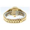 Image 5 : Rolex Ladies 18K Yellow Gold Sapphire Blue Vignette Diamond President 26mm Wrist