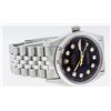 Image 4 : Rolex Mens Stainless Steel 36MM Black Diamond Datejust Wristwatch
