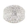 Image 2 : 3.72 ctw Diamond Ring - 18KT White Gold