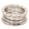 Image 4 : Bvlgari 18K White Gold B.zero1 Double Ring 48