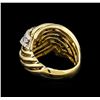 Image 3 : 0.73 ctw Diamond Ring - 14KT Two-Tone Gold