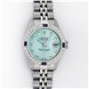 Image 2 : Rolex Ladies Stainless Steel Ice Blue Diamond 26MM Datejust Wristwatch