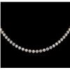 Image 2 : 18KT White Gold 16.50 ctw Diamond Necklace