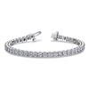 Image 1 : 14K White Gold 25.67CTW Diamond Bracelet, (SI2-SI3/G-H)