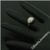Image 3 : Antique Art Deco 18kt White Gold 0.42 ctw European Diamond Filigree Ring