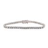 Image 1 : 8.99 ctw Diamond Bracelet - 14KT White Gold