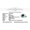 Image 2 : 4.58 ct.Natural Pear Cut Aquamarine