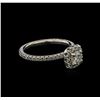 Image 1 : 0.92 ctw Diamond Ring - 14KT White Gold