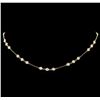 Image 1 : 14KT Yellow Gold 2.96 ctw Diamond Necklace
