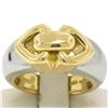 Image 1 : Bulgari 18kt Yellow and White Gold Dual Open Heart Ring