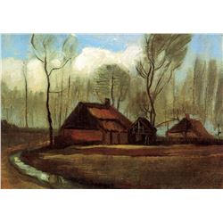 Van Gogh - Farmhouses Among Trees