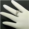 Image 3 : Antique Art Deco Platinum 0.90 ctw Old European & Marquise Diamond Solitaire Rin