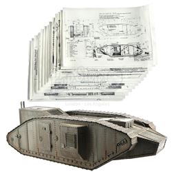 THE LEAGUE OF EXTRAORDINARY GENTLEMEN (2003) - Bank Robbery Model Miniature Tank with Blueprints