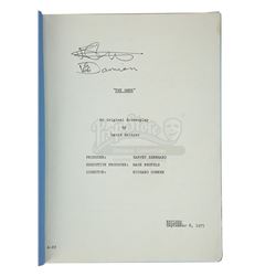 THE OMEN (1976) - Autographed Shooting Script