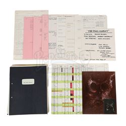 OMEN III: THE FINAL CONFLICT (1981) - Third Draft Script and Assorted Production Paperwork