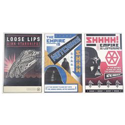 STAR WARS: THE PHANTOM MENACE (1999) - Set of Three ILM Propaganda Posters