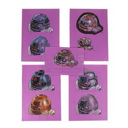 STAR WARS: REVENGE OF THE SITH (2005) - Marco Nero Hand-Coloured R4-G9 Droid Designs