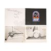 Image 1 : STAR WARS: A NEW HOPE (1977) - Autographed Crew Photo Book, Two Workshop Stills and Crew Patch
