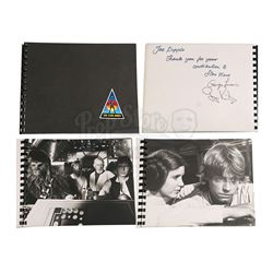 STAR WARS: A NEW HOPE (1977) - Autographed Crew Photo Book Dedicated to Prop Man Joe Dipple