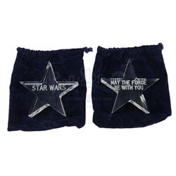STAR WARS: A NEW HOPE (1977) - Pair of Acrylic Star Crew Gifts and Bags