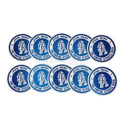 STAR WARS: THE EMPIRE STRIKES BACK (1980) - Collection of 10 R2-D2 Drinking Mats