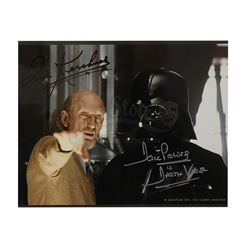 STAR WARS: THE EMPIRE STRIKES BACK (1980) - Irvin Kershner and David Prowse Autographed Photograph
