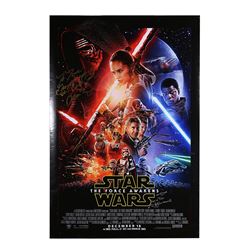 STAR WARS: THE FORCE AWAKENS (2015) - Cast Autographed Poster