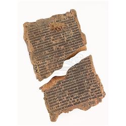 STARGATE SG-1 (TV SERIES, 1997-2007) - Two-Piece Ancient "Lost City" Tablet