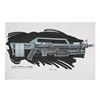 Image 5 : STARSHIP TROOPERS (1997) - Hand-drawn and Hand-coloured Infantry Weapons Concept Art by Jim Martin