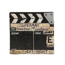 SUPERMAN (1978) - Second Unit Production Clapperboard