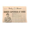 Image 9 : SUPERMAN II (1980) AND SUPERMAN III (1983) - Set of Daily Planet Newspapers