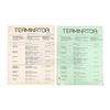 Image 5 : THE TERMINATOR (1984) - Call Sheets, Early Press Pack Design, Production Ephemera & Hand Stamp
