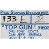 Image 3 : TOP GUN (1986) - Production-used Clapperboard