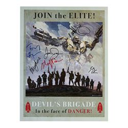 TRANSFORMERS: THE LAST KNIGHT (2017) - Autographed Mini Poster Crew Gift