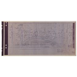 BATMAN (1989) - Batwing Vehicle Production Blueprint