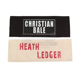 THE DARK KNIGHT (2008) - Heath Ledger and Christian Bale's Chair Backs