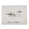 Image 2 : *BATTERIES NOT INCLUDED (1987) - Pair of Hand-drawn Ralph McQuarrie "Pop" Spaceship Illustration She