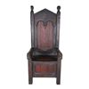 Image 25 : BRAVEHEART (1995) - Screen-Matched King and Queen Baronial-Style Thrones