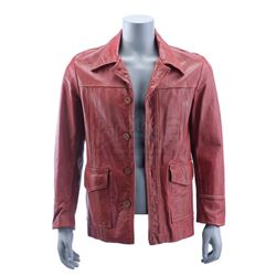FIGHT CLUB (1999) - Tyler Durden's (Brad Pitt) Photo-Matched Red Leather Jacket
