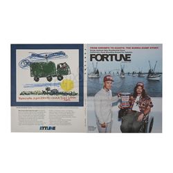 FORREST GUMP (1994) - Forrest (Tom Hanks) and Lt. Dan (Gary Sinise) Fortune Magazine Cover