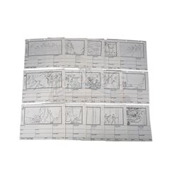 GHOSTBUSTERS (1984) - Stay Puft Marshmallow Man Storyboards and Production Paperwork